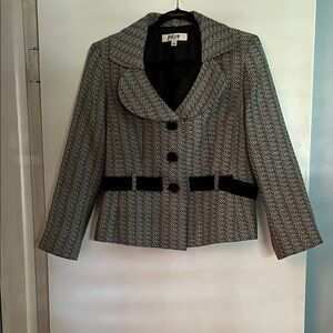 Jones Studio black and grey blazer